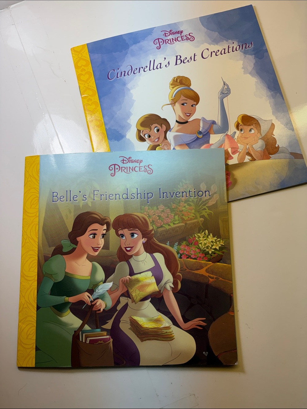 Lot of 2 Disney Princess Books - Belle & Cinderella